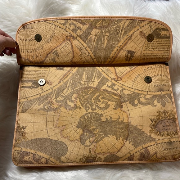 Nautical Map Briefcase - Picture 3 of 5